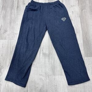 VTG Diamond Supply Co Sweatpants Mens Small Blue Y2K Joggers Drawstring